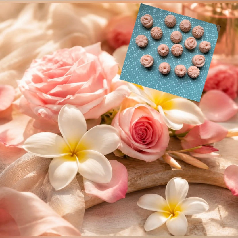 Fondant parfumée ; Monoï rosé