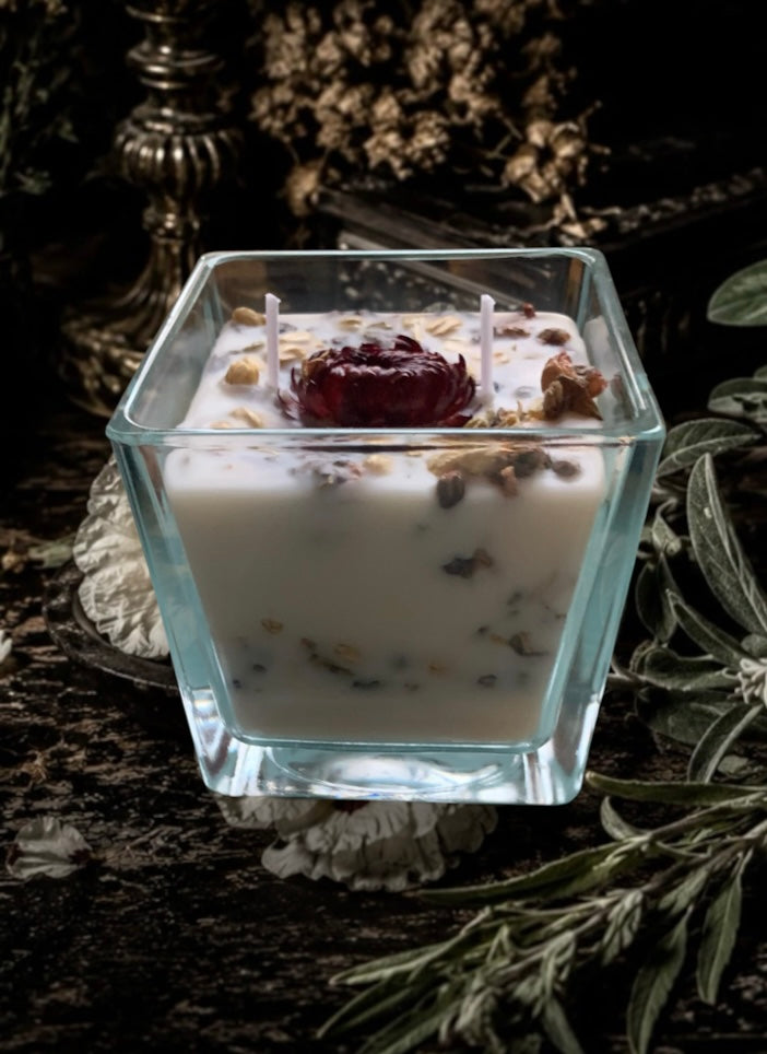 Bougie parfumée : nature morte