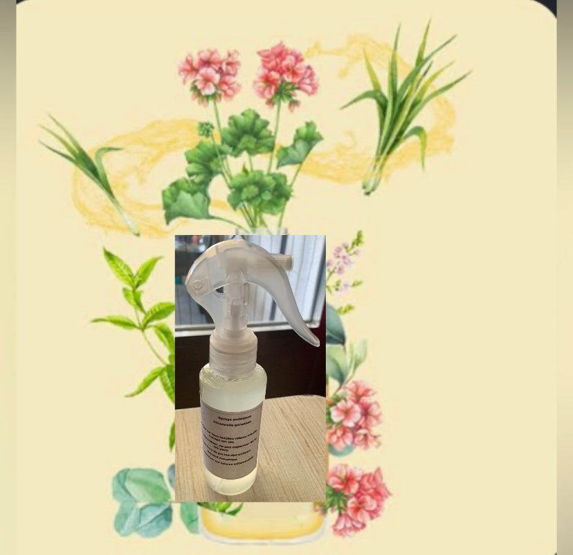 Sprays ambiance : citronnelle géranium