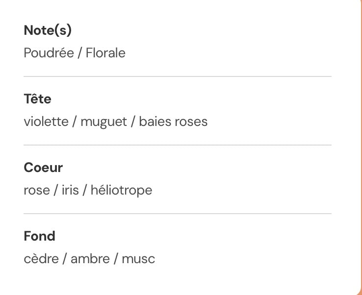 Bougie parfumée : vierge