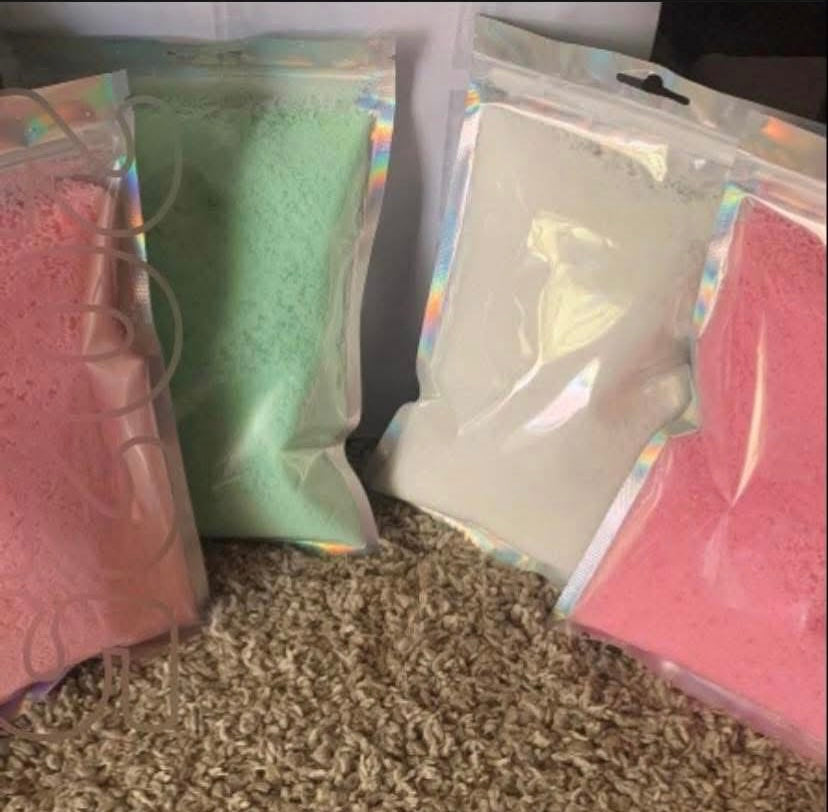 Fondant flocons parfumée ( Bubblegum)