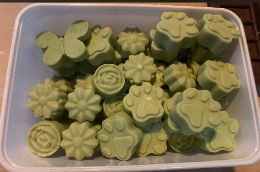 Fondant parfumée : herbe fraîchement coupé