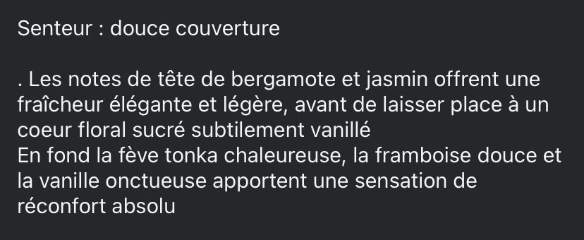 Fondant parfumée : douce couverture