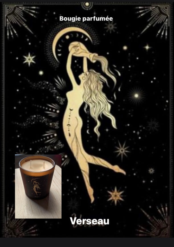 Bougie parfumée : verseau