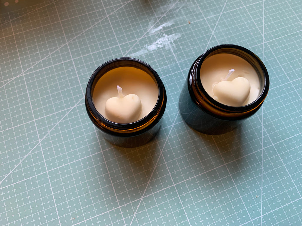 Bougie parfumée ( crème solaire )