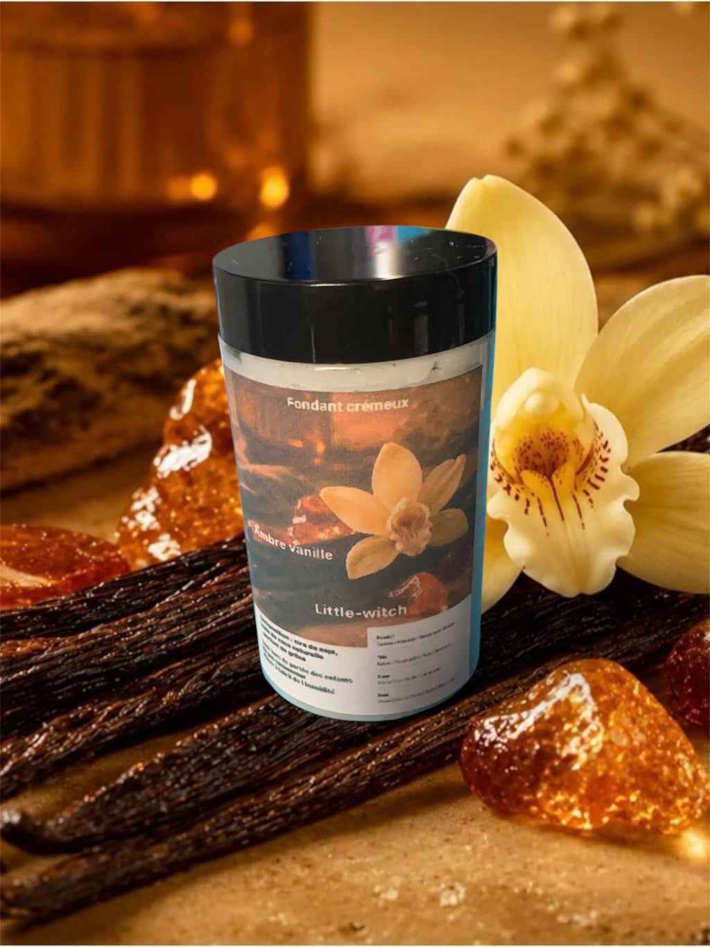 Fondant crémeux : ambre vanillé