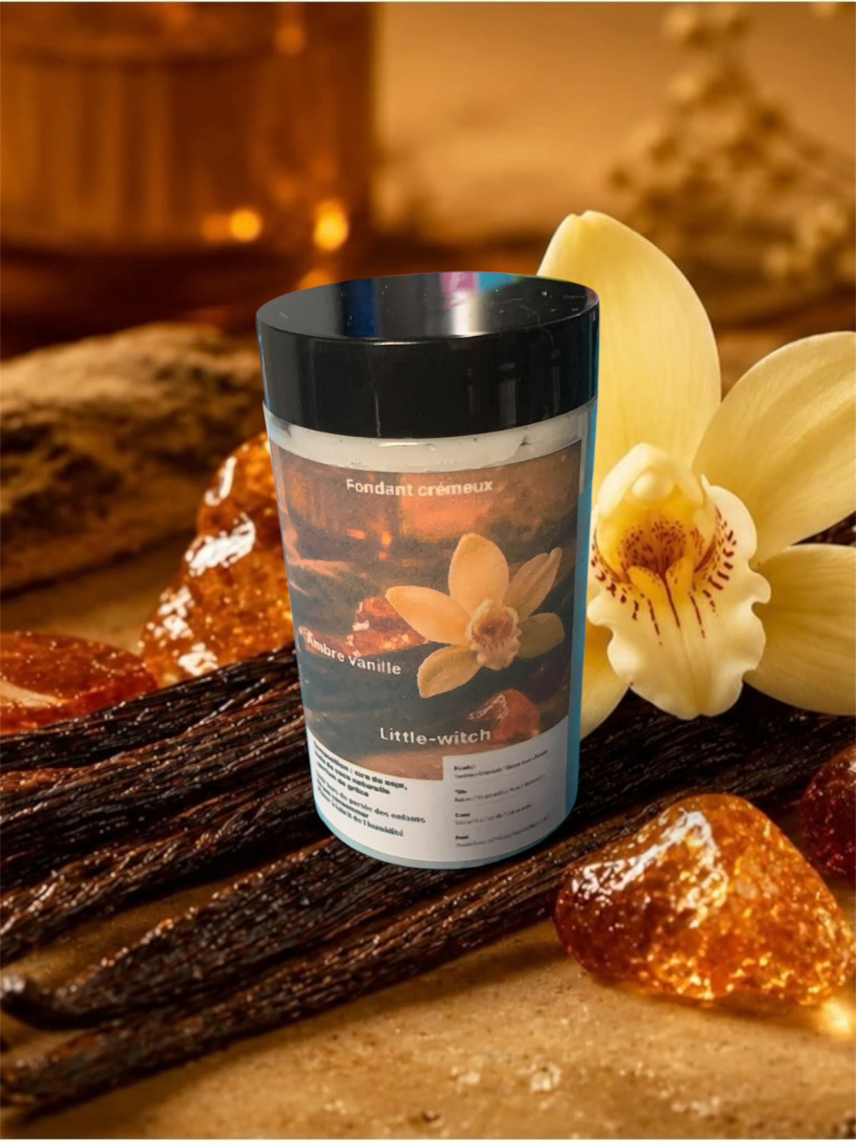 Fondant crémeux : ambre vanillé
